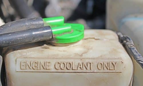 engine coolant in a car